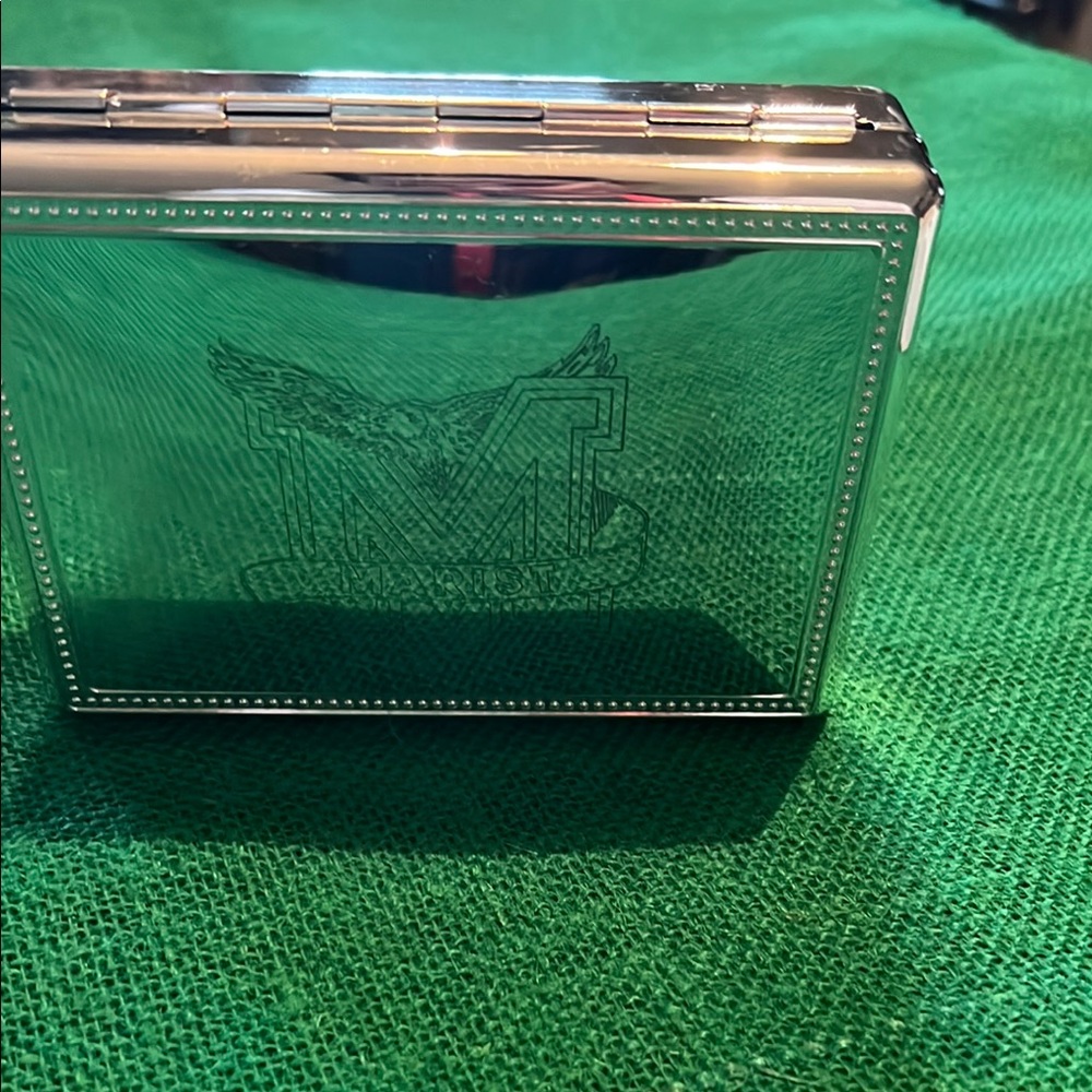 MARIST Silver Metal Cigarette Case